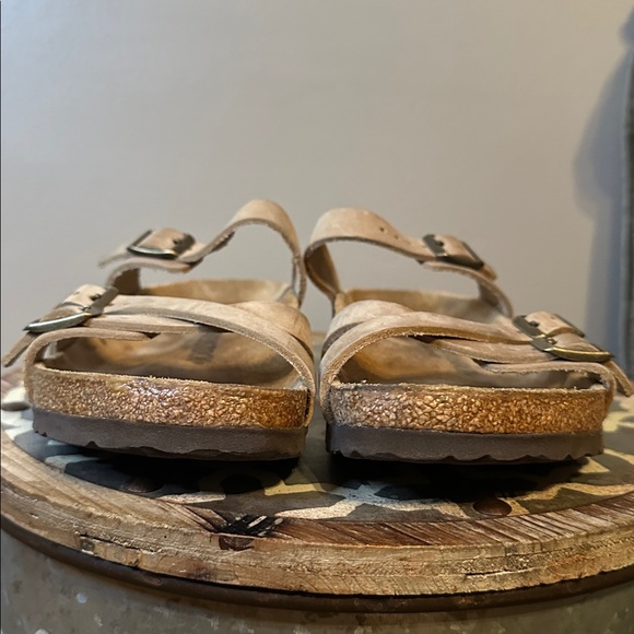 Birkenstock Tan Double Strap Sandals women’s 9 - Picture 6 of 10